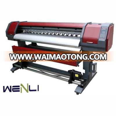 large format roll to roll fabric digital inkjet eco solvent printing machine